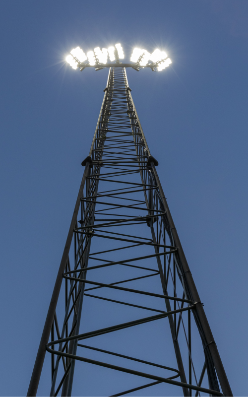 Bærum, Hoslebanen - idrettsbelysning - 20221031-171